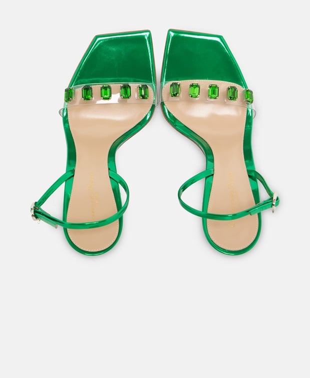 Gianvito Rossi Heeled sandals Ribbon Candy