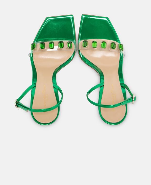 Gianvito Rossi Heeled sandals Ribbon Candy