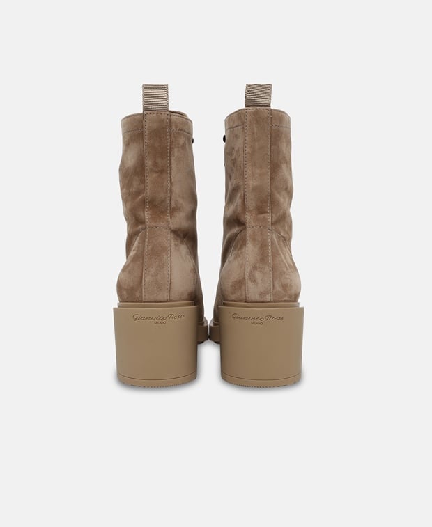 Gianvito Rossi Foster Lace-up ankle boot Camel