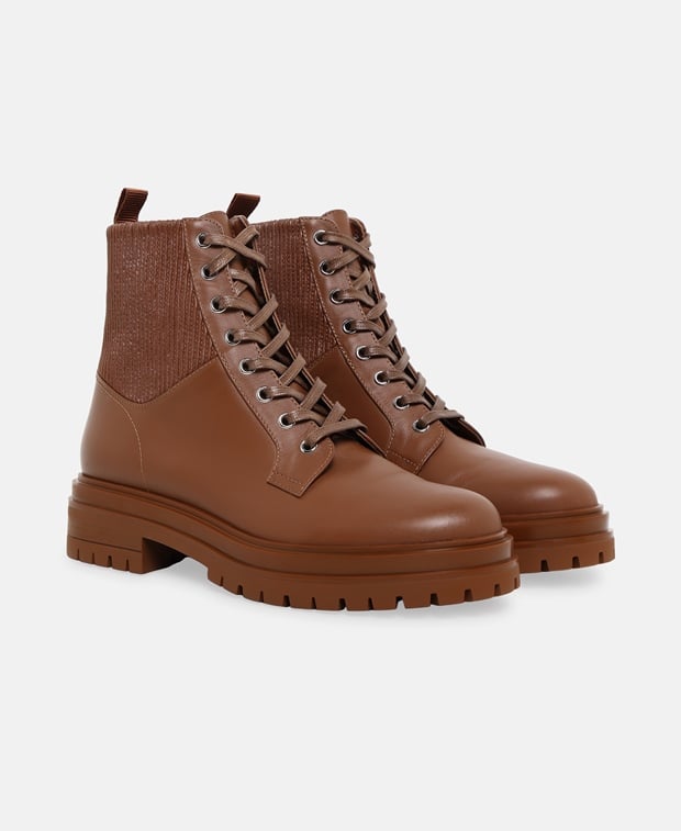 Gianvito Rossi Martis 20 Lace-up ankle boot Brown