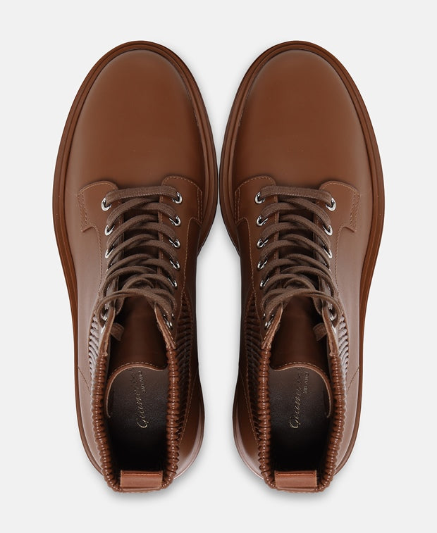 Gianvito Rossi Martis 20 Lace-up ankle boot Brown