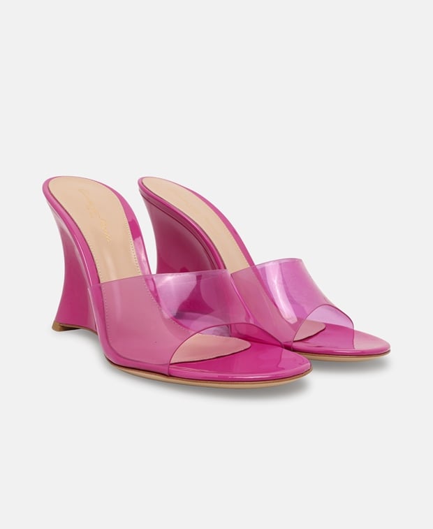 Gianvito Rossi Mules Glass bloom