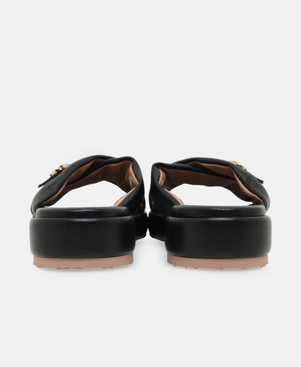 Gianvito Rossi Alima Slides Black