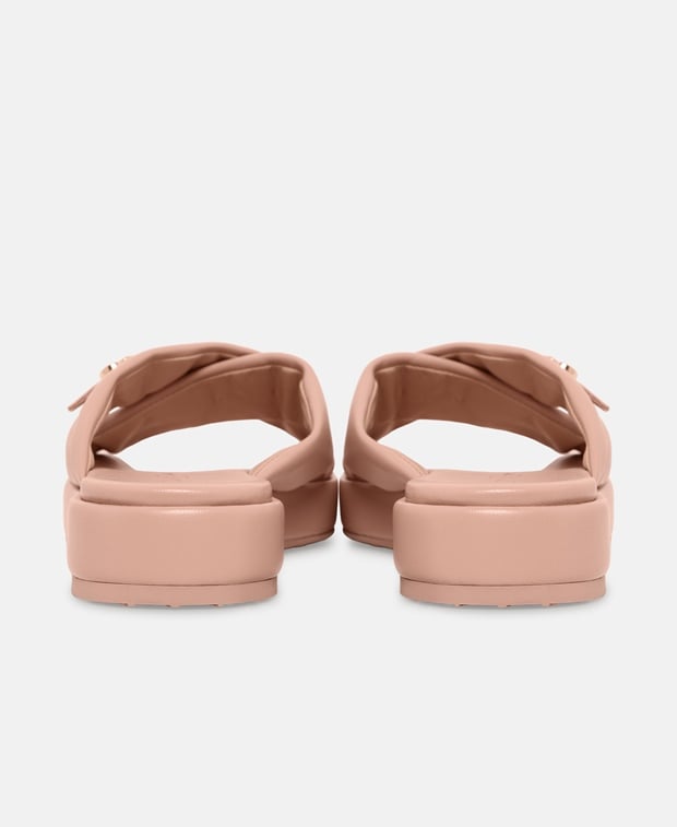 Gianvito Rossi Alima Slides Peach