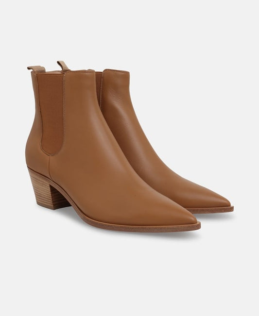 Gianvito Rossi Romney 45 Chelsea boots Beige
