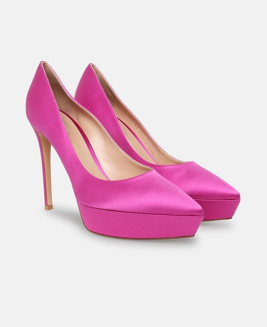 Gianvito Rossi Raso bloom Pumps Rose