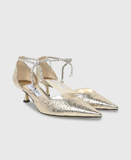Jimmy Choo Oro Pumps Gold