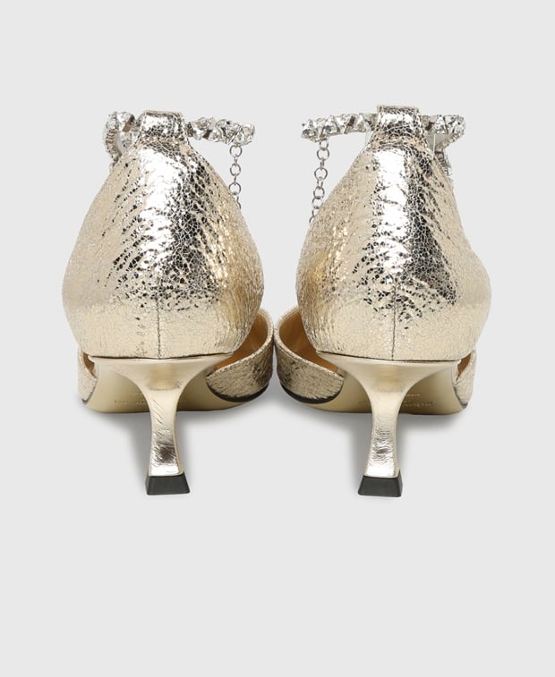 Jimmy Choo Oro Pumps Gold