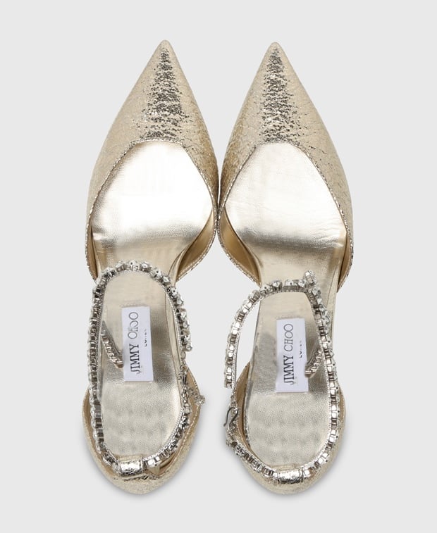 Jimmy Choo Oro Pumps Gold