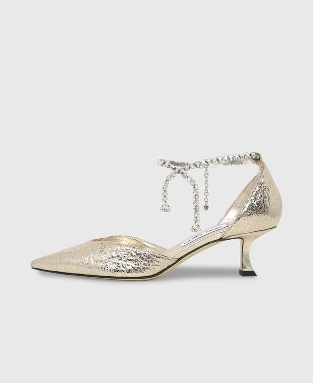 Jimmy Choo Oro Pumps Gold