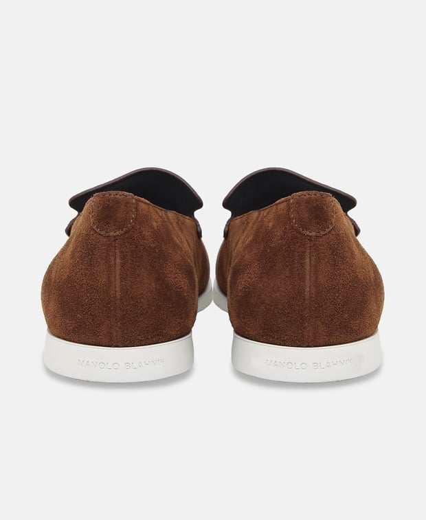 Manolo Blahnik Monaco Loafers Brown
