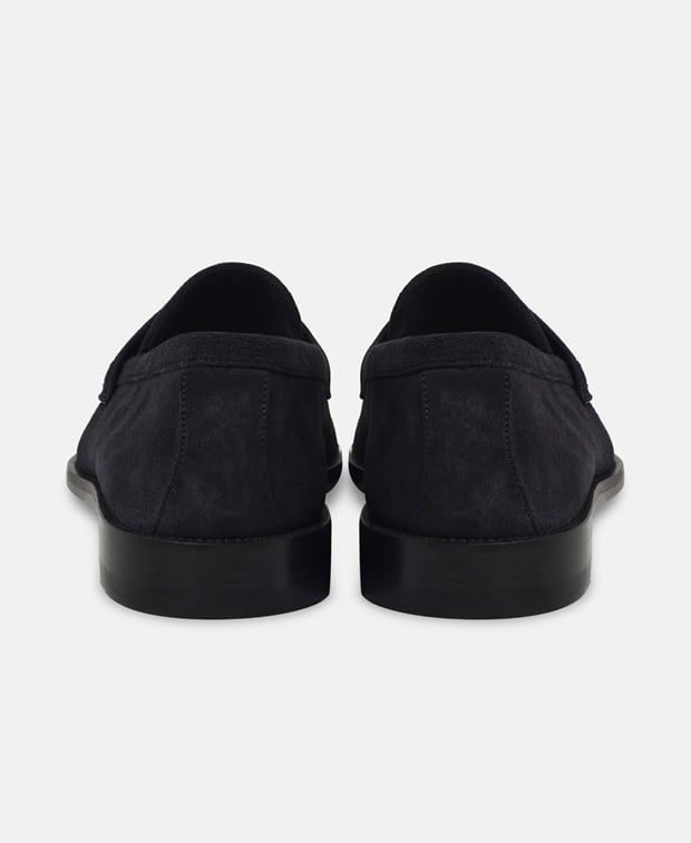 Manolo Blahnik Marrone Loafers Dark Blue