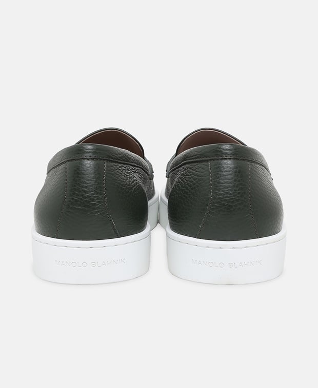 Manolo Blahnik Oliva Slip-on sneakers Dark Green