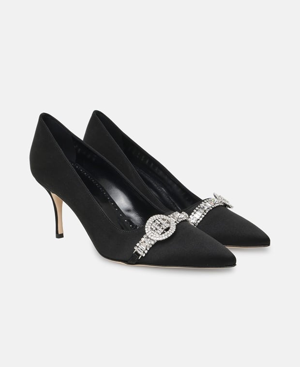 Manolo Blahnik Nero Pumps Black