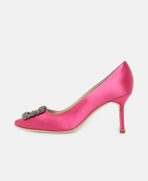 Manolo Blahnik Hangisi Pumps Pink