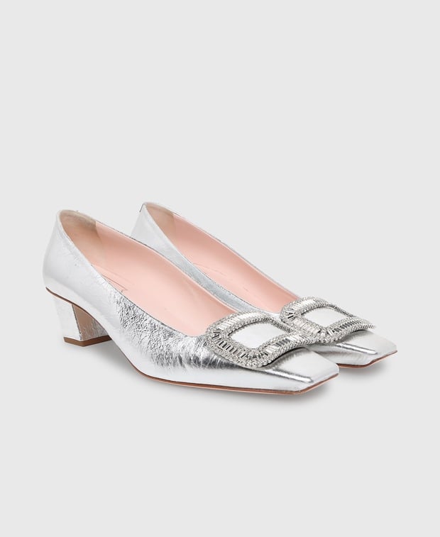 Roger Vivier Belle Vivier Pumps Silver
