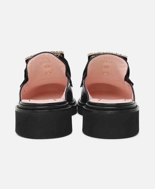 Roger Vivier Mules Viv rangers strass