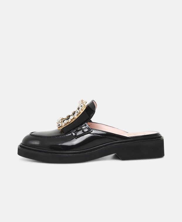Roger Vivier Mules Viv rangers strass