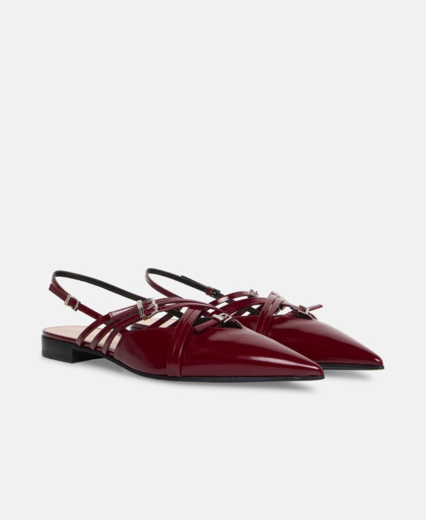 Gucci Slingback ballerina Burgundy