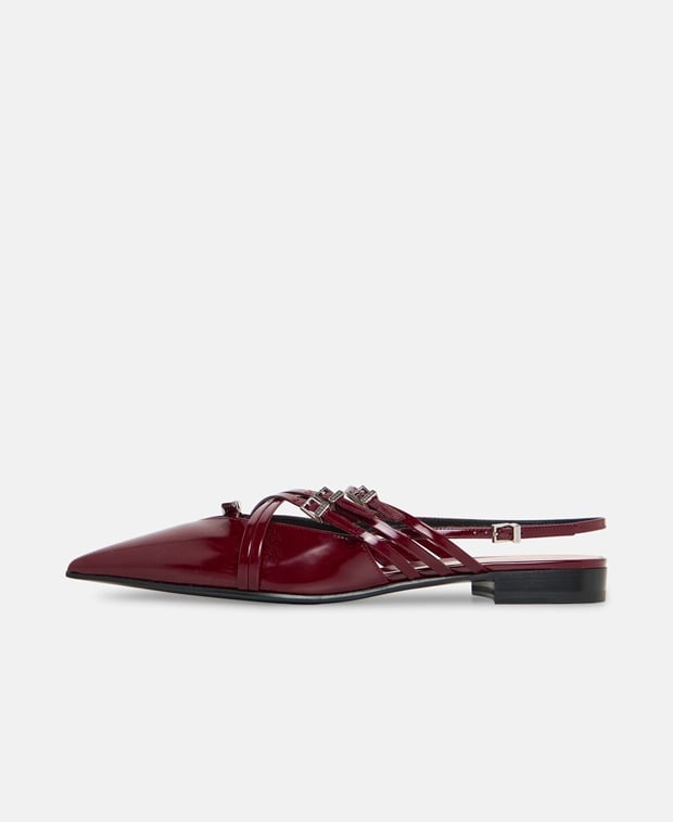 Gucci Slingback ballerina Burgundy