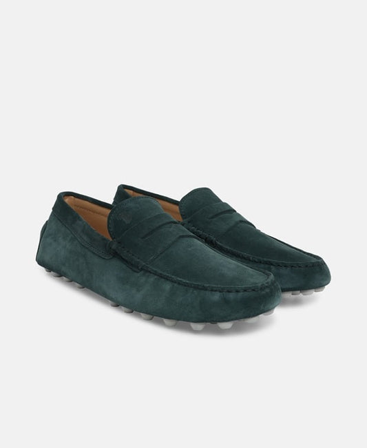 Tod's Macro 52k Moccasins Dark Green
