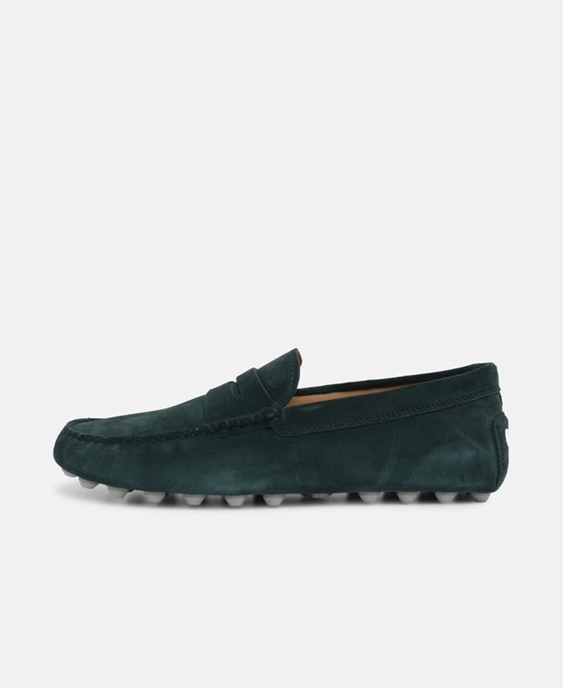 Tod's Macro 52k Moccasins Dark Green