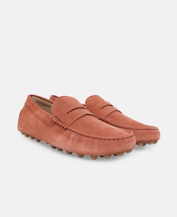 Tod's Macro 52k Moccasins Red