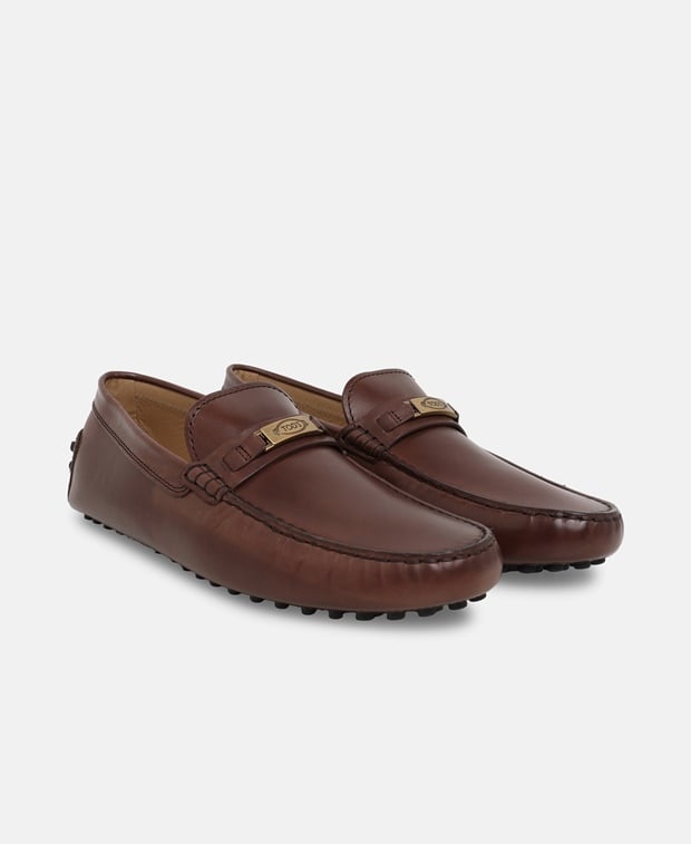 Tod's Piastr Moccasins Dark Brown