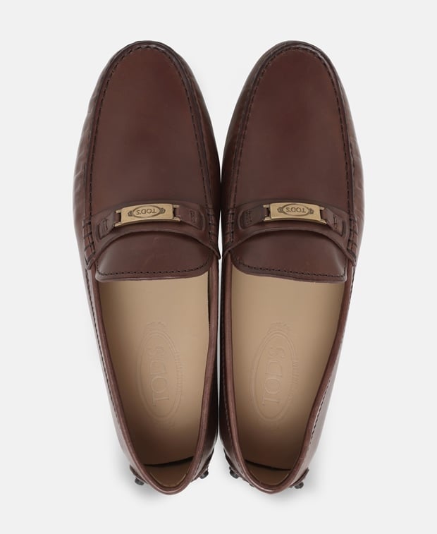 Tod's Piastr Moccasins Dark Brown