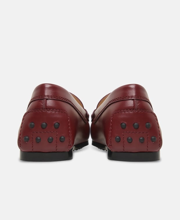 Tod's Catenina Loafers Burgundy