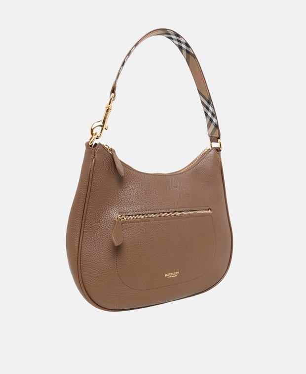 Burberry Leather shoulder bag Dark Brown