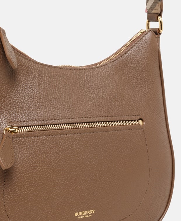 Burberry Leather shoulder bag Dark Brown