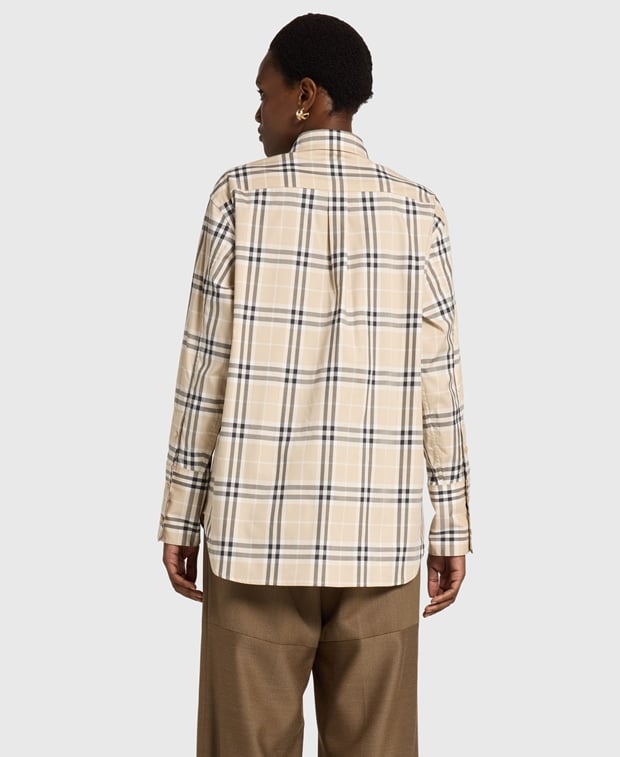 Burberry Long-sleeved blouse Sand