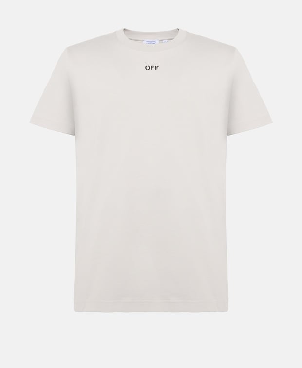 Off-White Crew neck t-shirt Light Grey