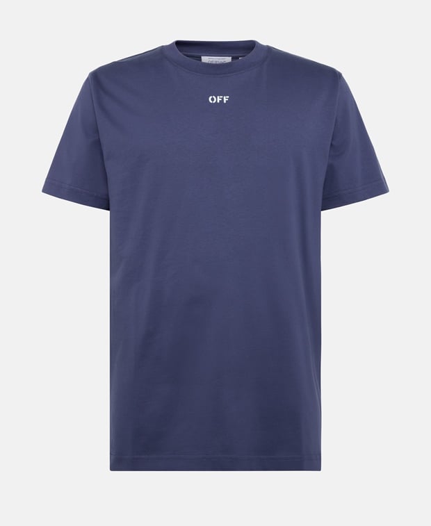 Off-White Crew neck t-shirt Dark Blue