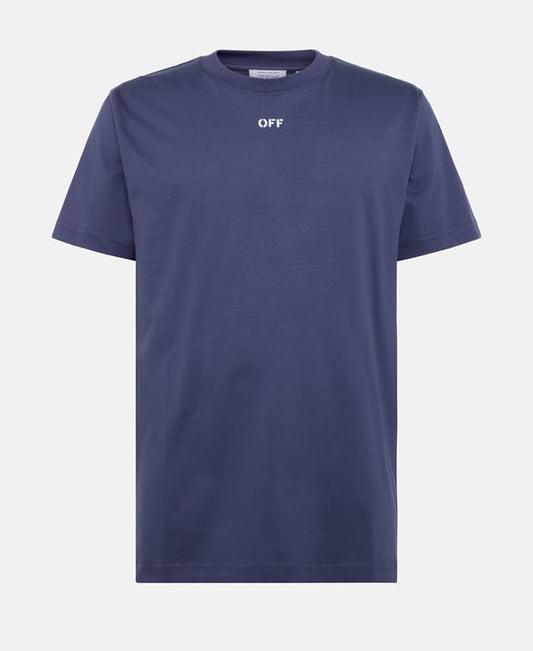 Off-White Crew neck t-shirt Dark Blue