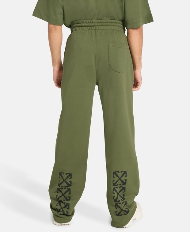 Off-White Sweatpants Dark Green