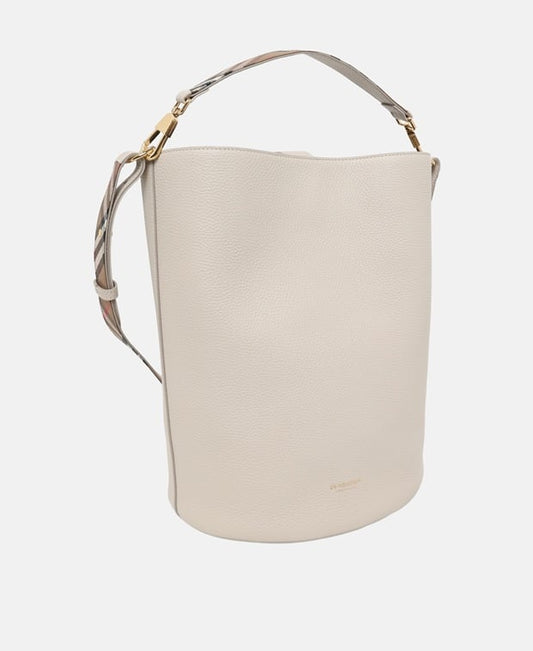 Burberry Leather bucketbag Soft Beige