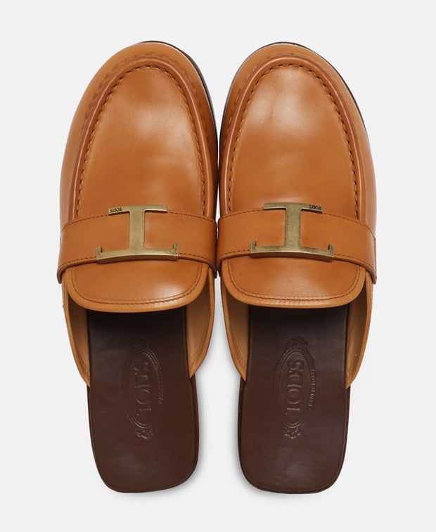 Tod's Zoccolo Basso Mules Brown