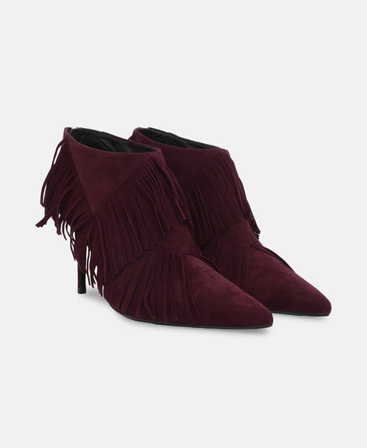 Roger Vivier Ankle boots Burgundy