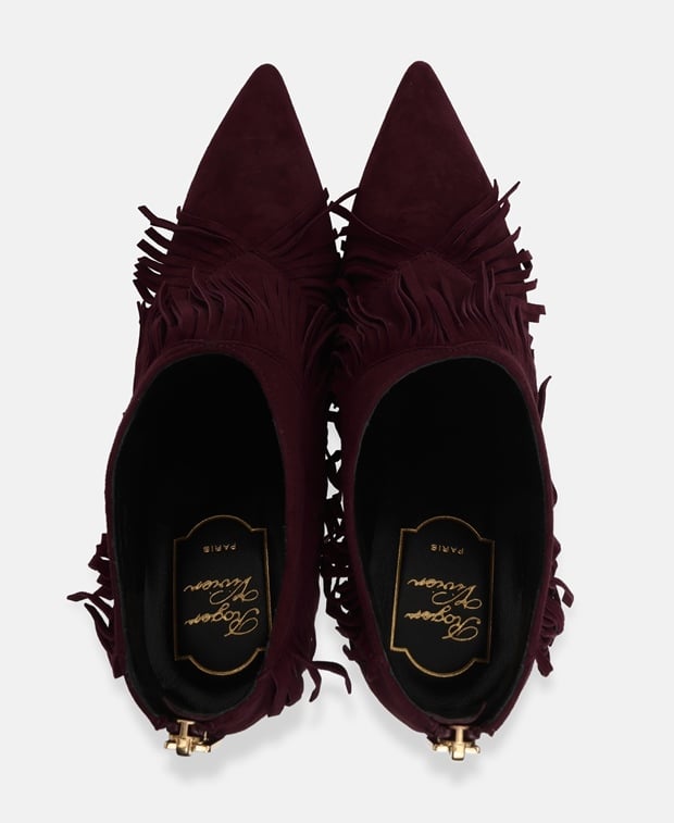 Roger Vivier Ankle boots Burgundy
