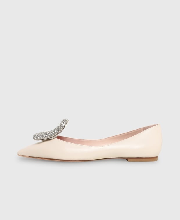 Roger Vivier Ballet flats Beige