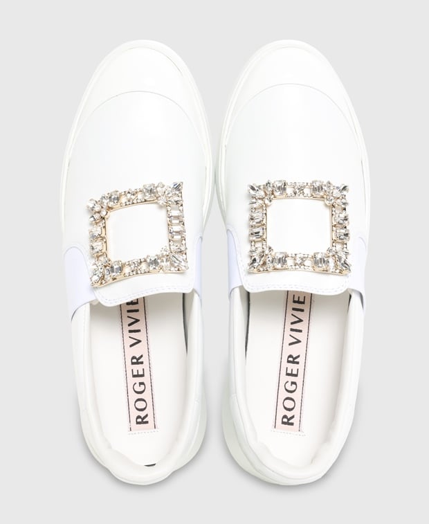 Roger Vivier Slip-ons White