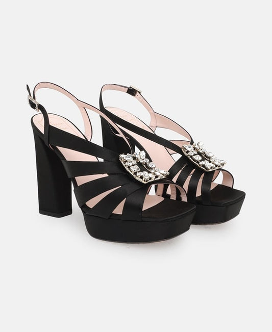 Roger Vivier Mini RV Heeled sandals Black