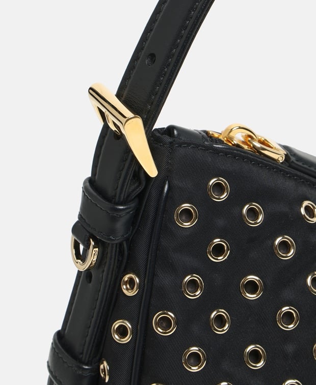 Prada AimÃÂ©e Leather shoulder bag Black