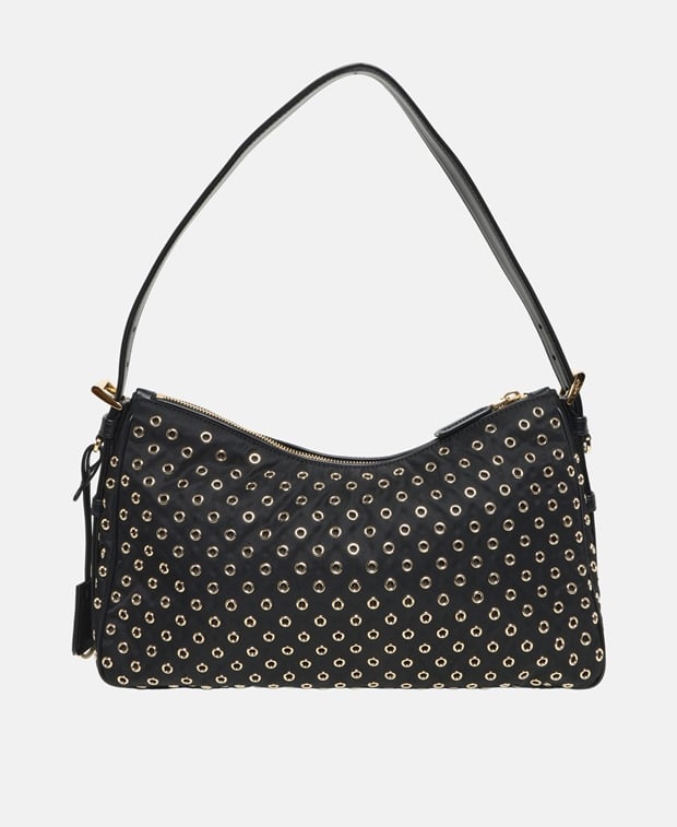 Prada AimÃÂ©e Leather shoulder bag Black