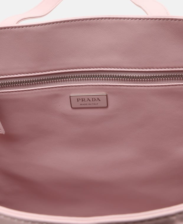 Prada Leather shopper Pink