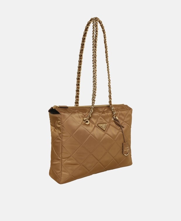 Prada Shopper Dark Brown