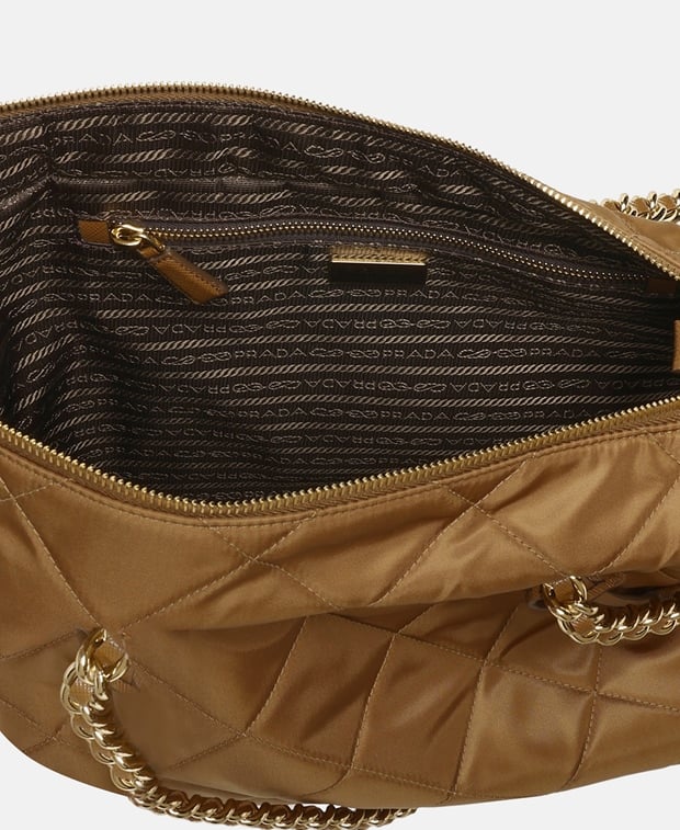 Prada Shopper Dark Brown