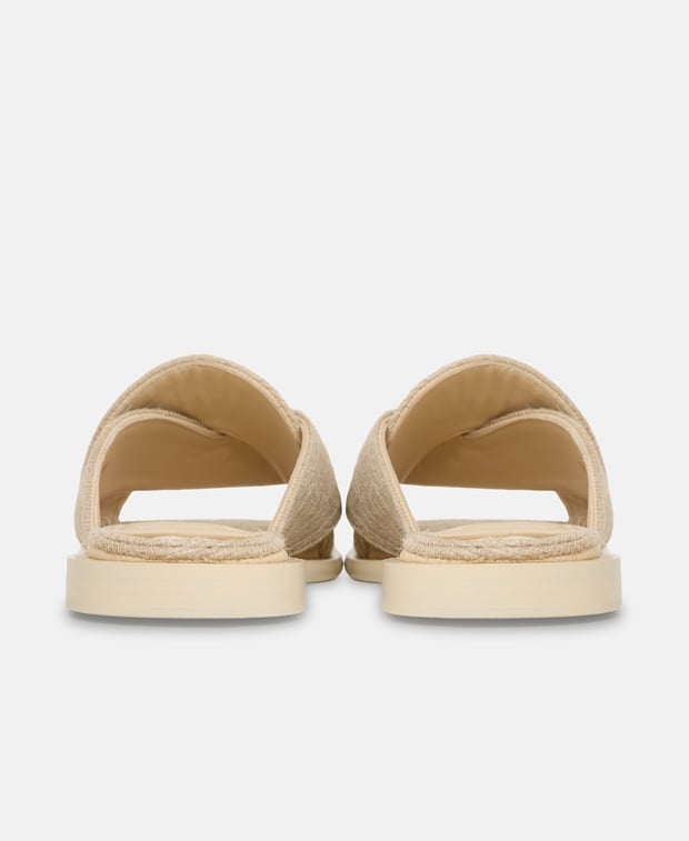 Loewe Petal Mules Beige